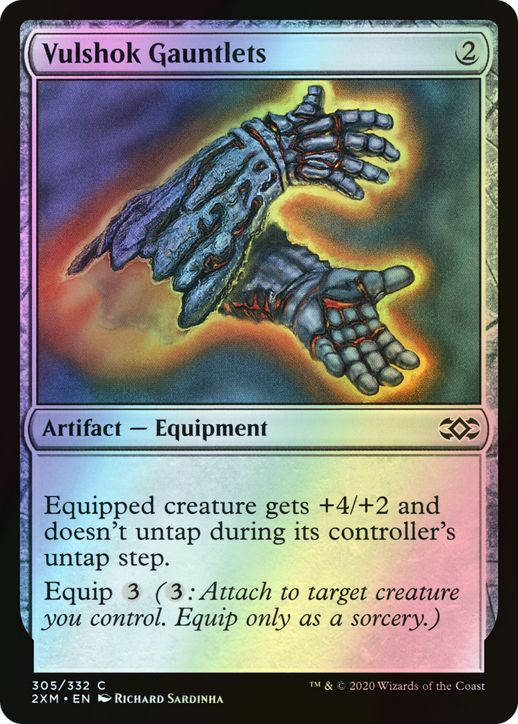 Vulshok Gauntlets (2XM) #305 [EN/F] s/o