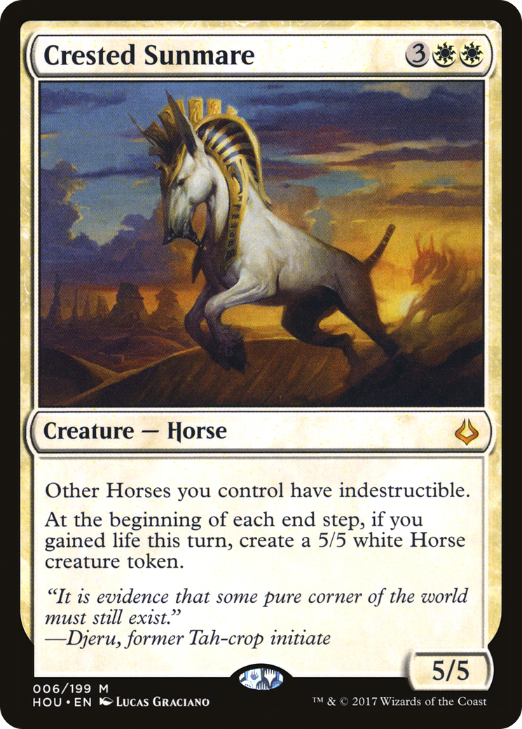 Crested Sunmare (HOU) #6 [EN/N] s/o