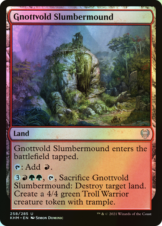 Gnottvold Slumbermound (KHM) #258 [EN/F]