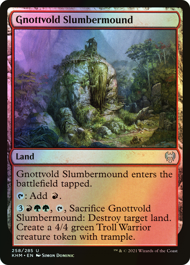 Gnottvold Slumbermound (KHM) #258 [EN/F]