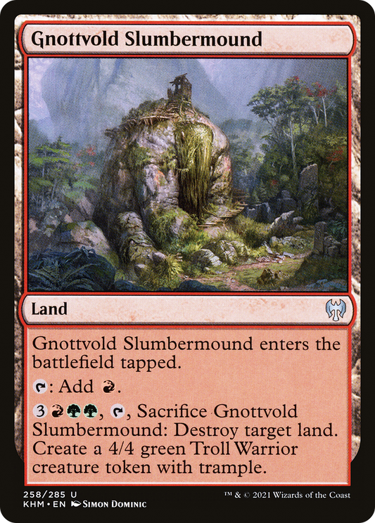 Gnottvold Slumbermound (KHM) #258 [EN/N]