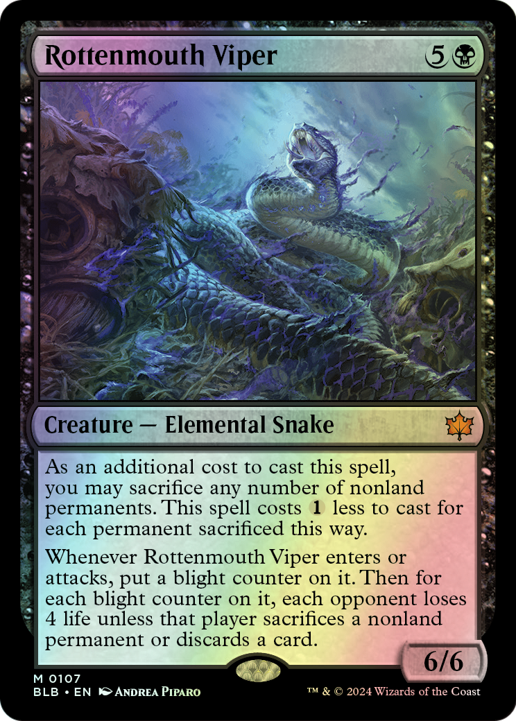 Rottenmouth Viper (BLB) #107 [EN/F] s/o