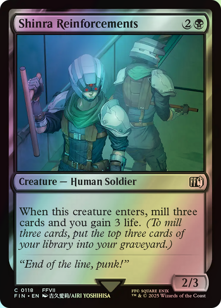 Shinra Reinforcements (FIN) #118 [EN/F]