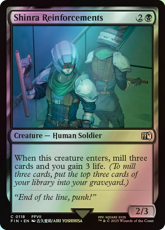 Shinra Reinforcements (FIN) #118 [EN/F]