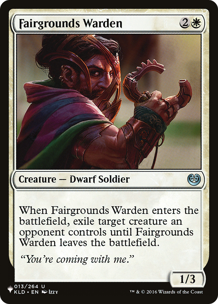 Fairgrounds Warden (PLST) #KLD-13 [EN/N]
