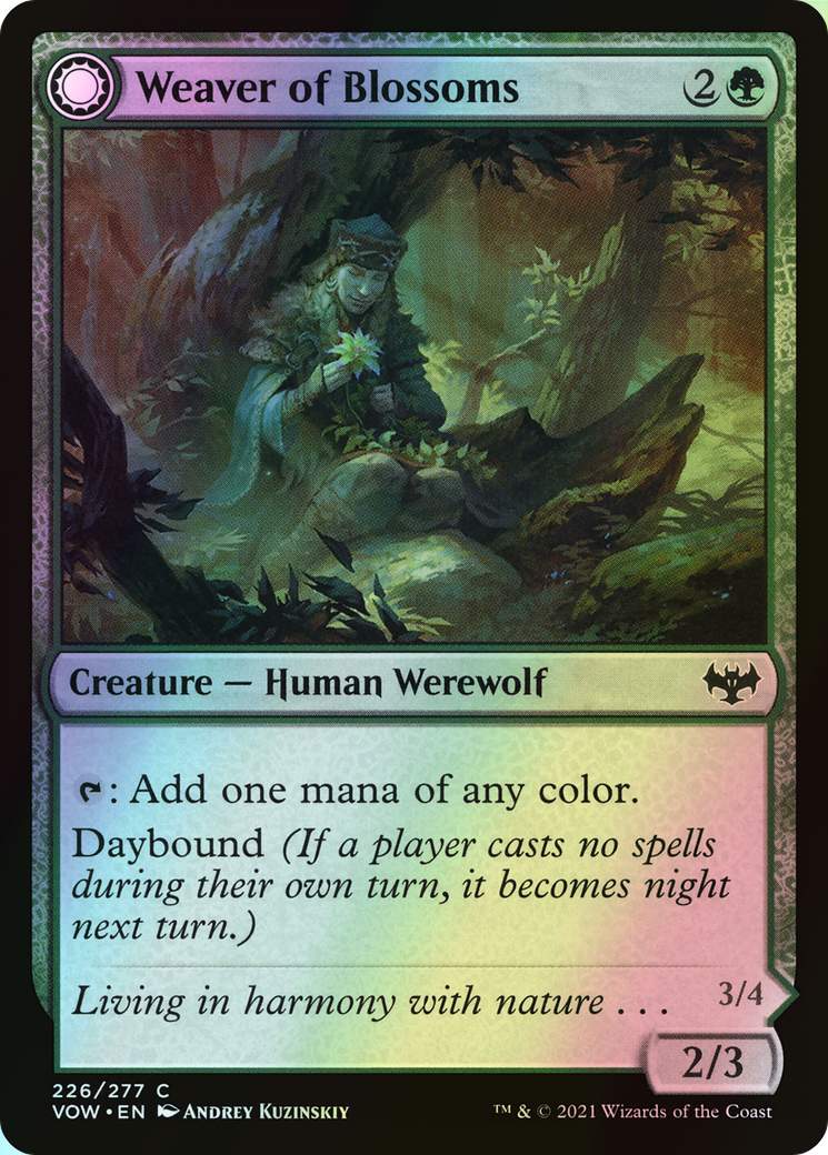 Weaver of Blossoms // Blossom-Clad Werewolf (VOW) #226 [EN/F]