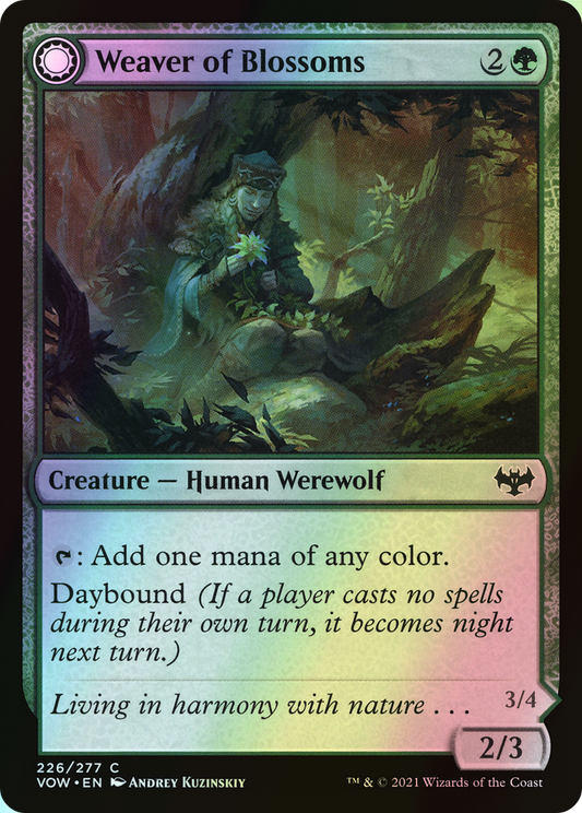 Weaver of Blossoms // Blossom-Clad Werewolf (VOW) #226 [EN/F]