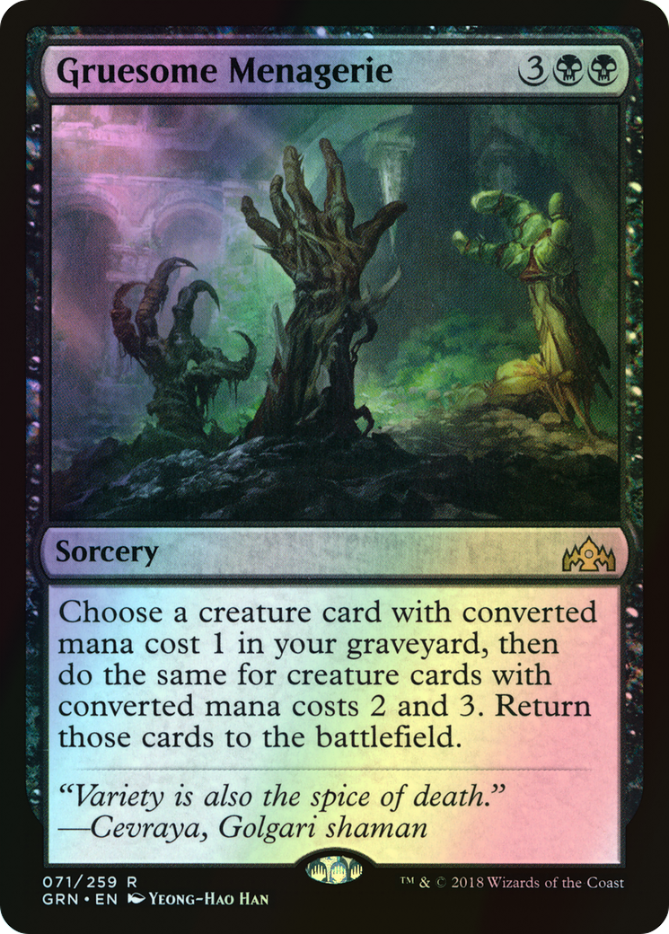 Gruesome Menagerie (GRN) #71 [EN/F]