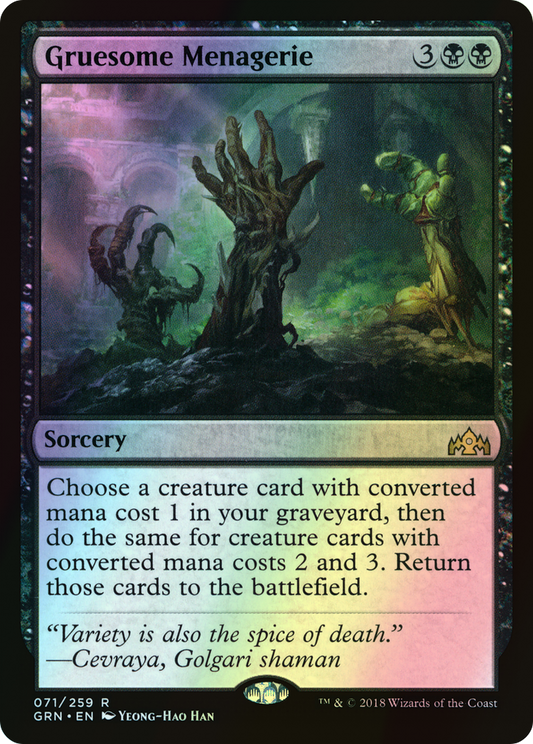 Gruesome Menagerie (GRN) #71 [EN/F]