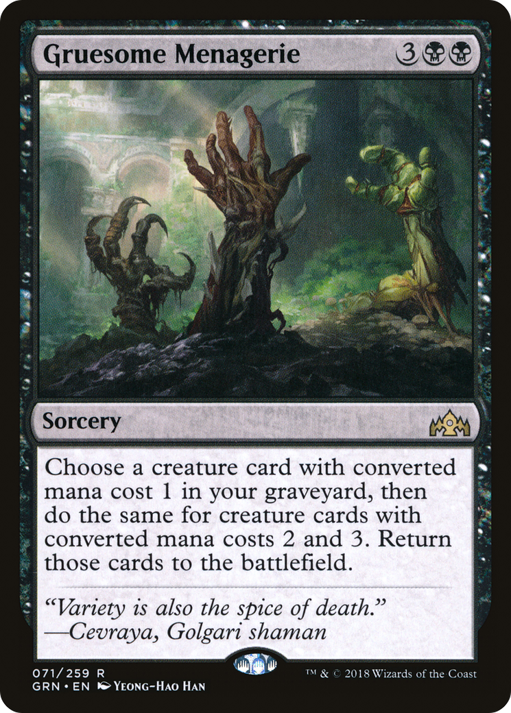 Gruesome Menagerie (GRN) #71 [EN/N]