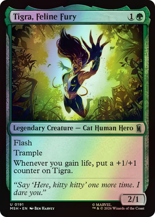 Tigra, Feline Fury (MSH) #191 [EN/F]