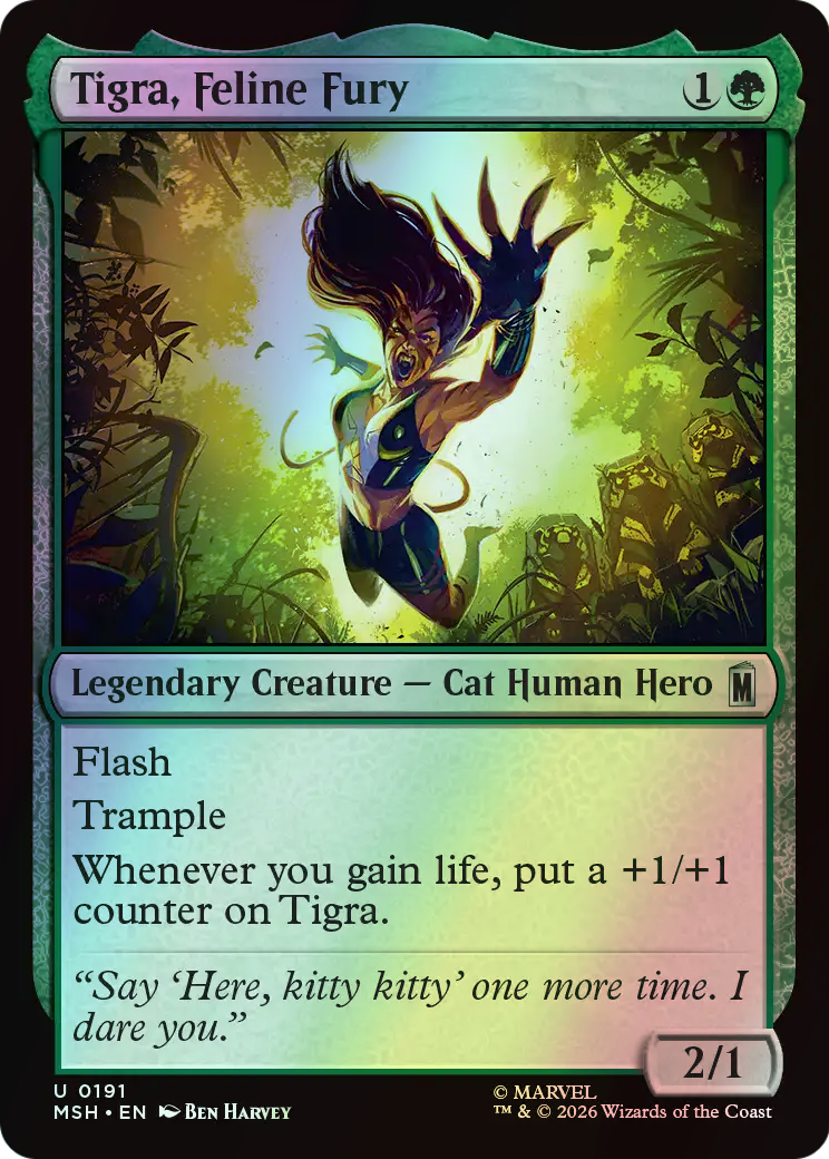 Tigra, Feline Fury (MSH) #191 [EN/F] s/o