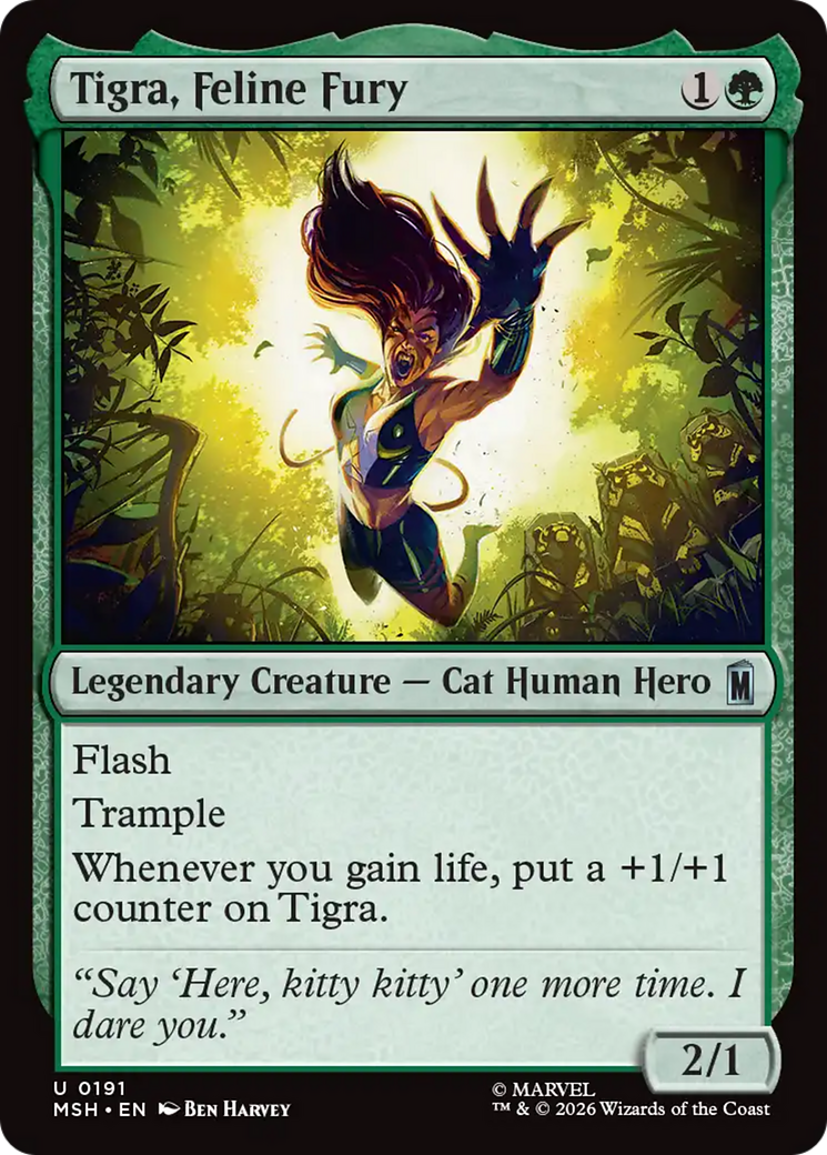 Tigra, Feline Fury (MSH) #191 [EN/N]