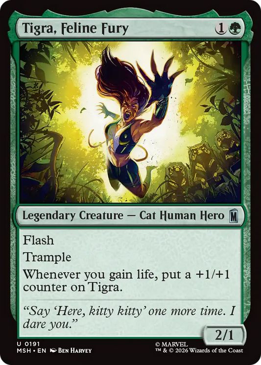 Tigra, Feline Fury (MSH) #191 [EN/N]