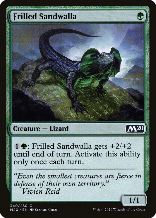 Frilled Sandwalla (M20) #340 [EN/N]