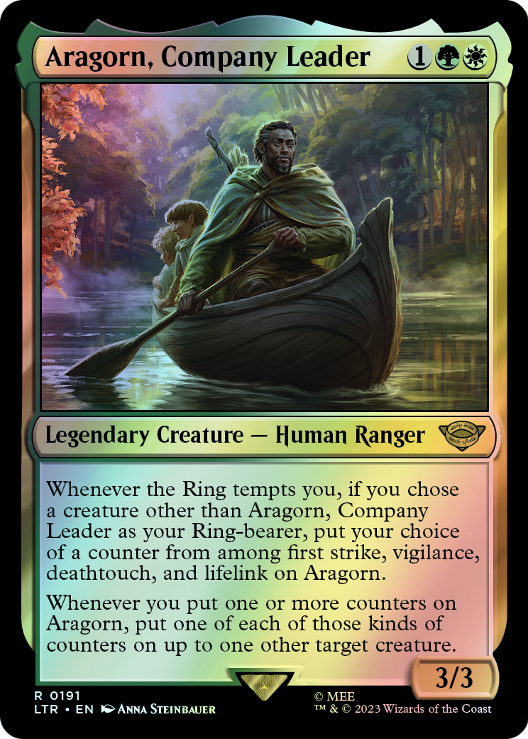 Aragorn, Company Leader (LTR) #191 [EN/F] s/o
