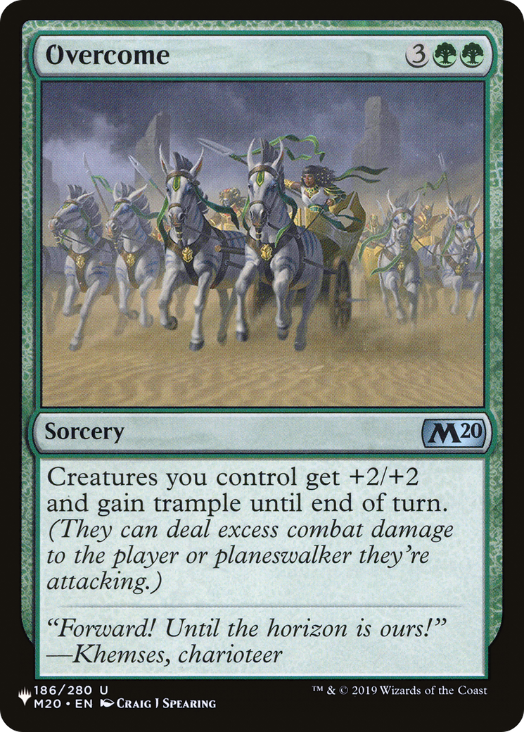 Overcome (PLST) #M20-186 [EN/N]