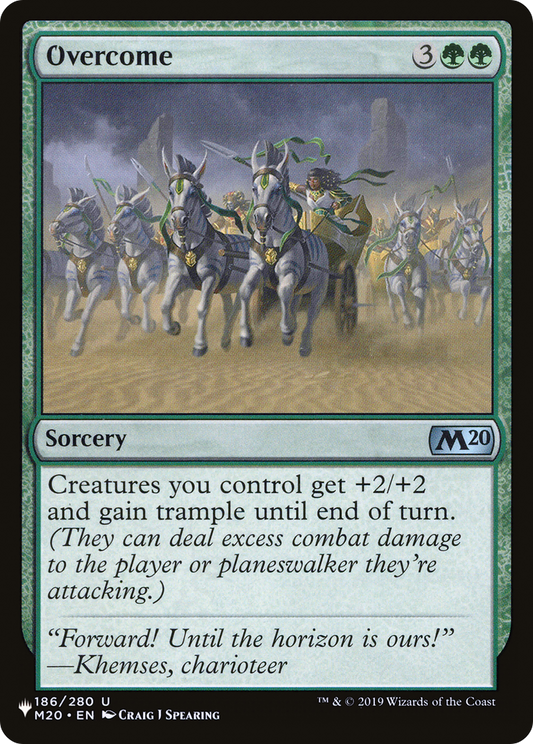 Overcome (PLST) #M20-186 [EN/N]