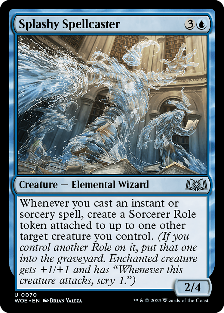 Splashy Spellcaster (WOE) #70 [EN/N] s/o
