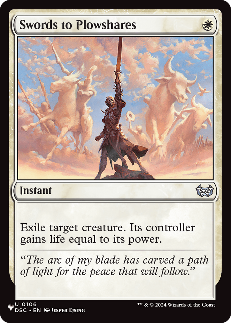 Swords to Plowshares (PLST) #DSC-106 [EN/N]