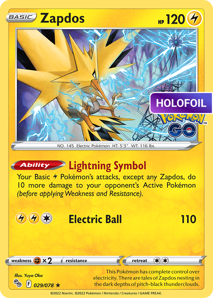 Zapdos (PGO) #29 [EN/H] s/o