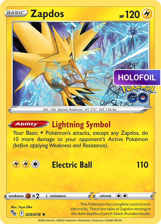 Zapdos (PGO) #29 [EN/H] s/o