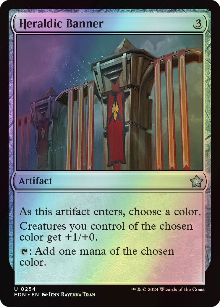 Heraldic Banner (FDN) #254 [EN/F]
