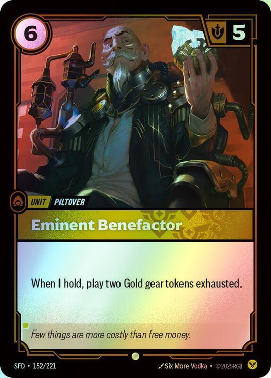 Eminent Benefactor (SFD) #152 [EN/F] s/o