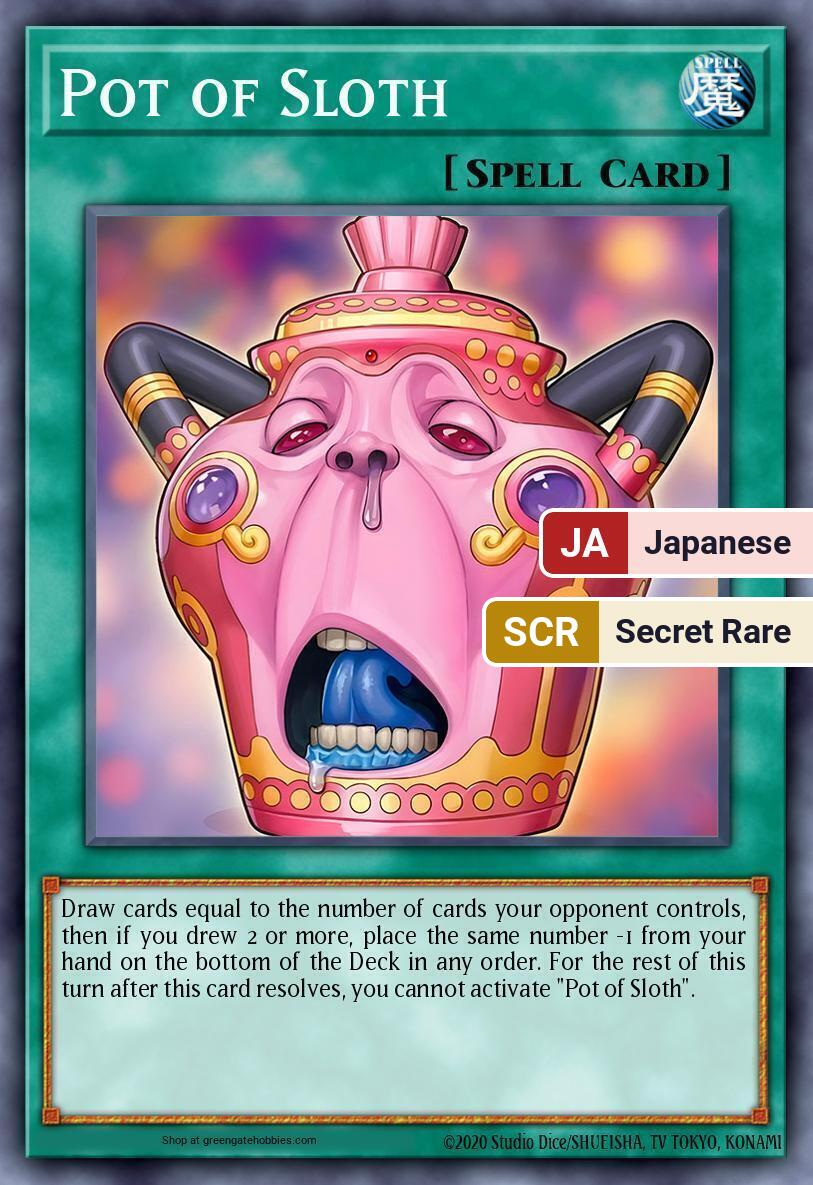 Pot of Sloth (CORI) #CORI-JP061 [JA/SCR]