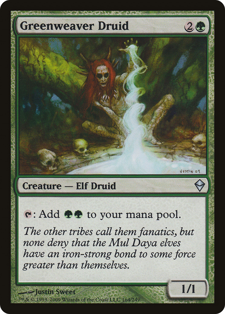 Greenweaver Druid (ZEN) #164 [EN/N] s/o