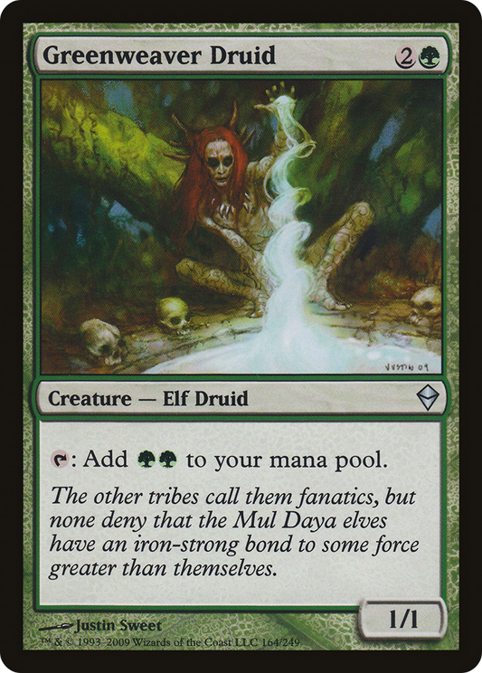 Greenweaver Druid (ZEN) #164 [EN/N] s/o