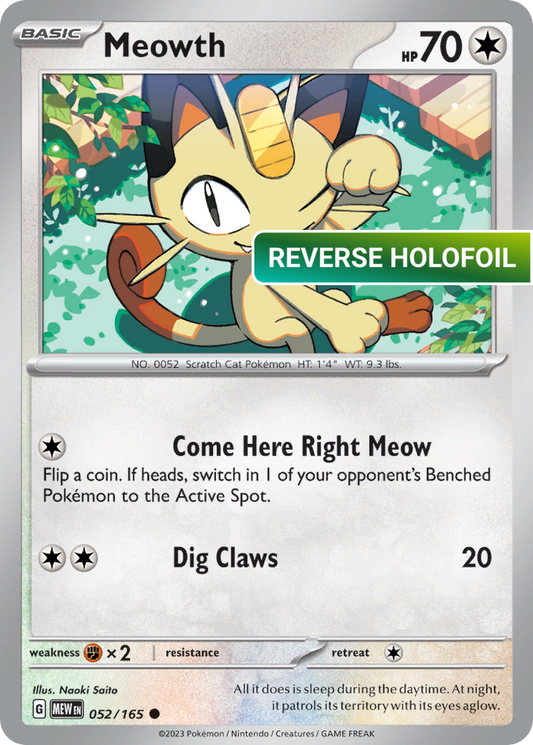 Meowth (MEW) #052 [EN/R]