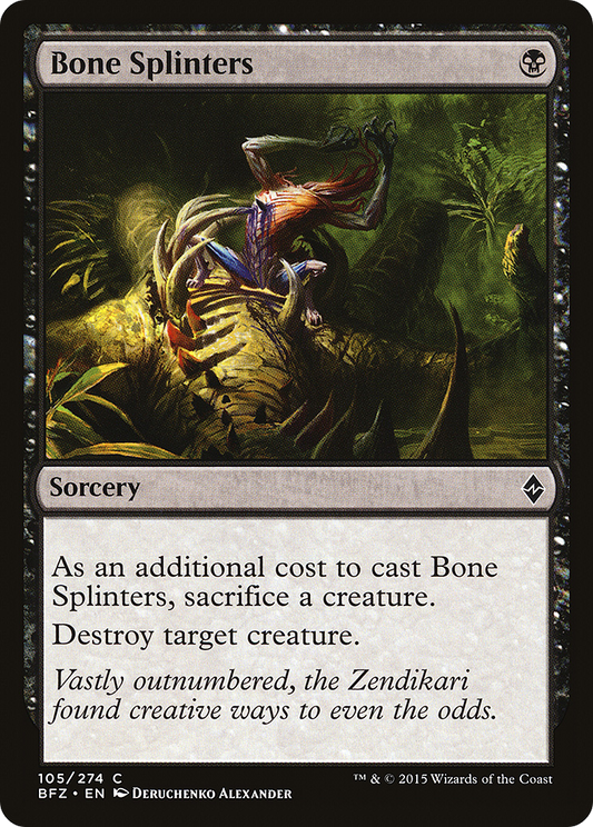 Bone Splinters (BFZ) #105 [EN/N]