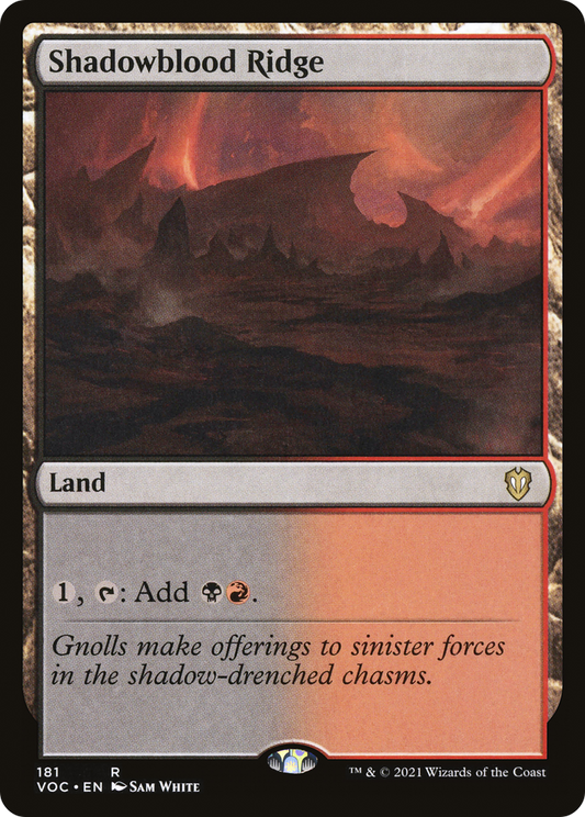 Shadowblood Ridge (VOC) #181 [EN/N]