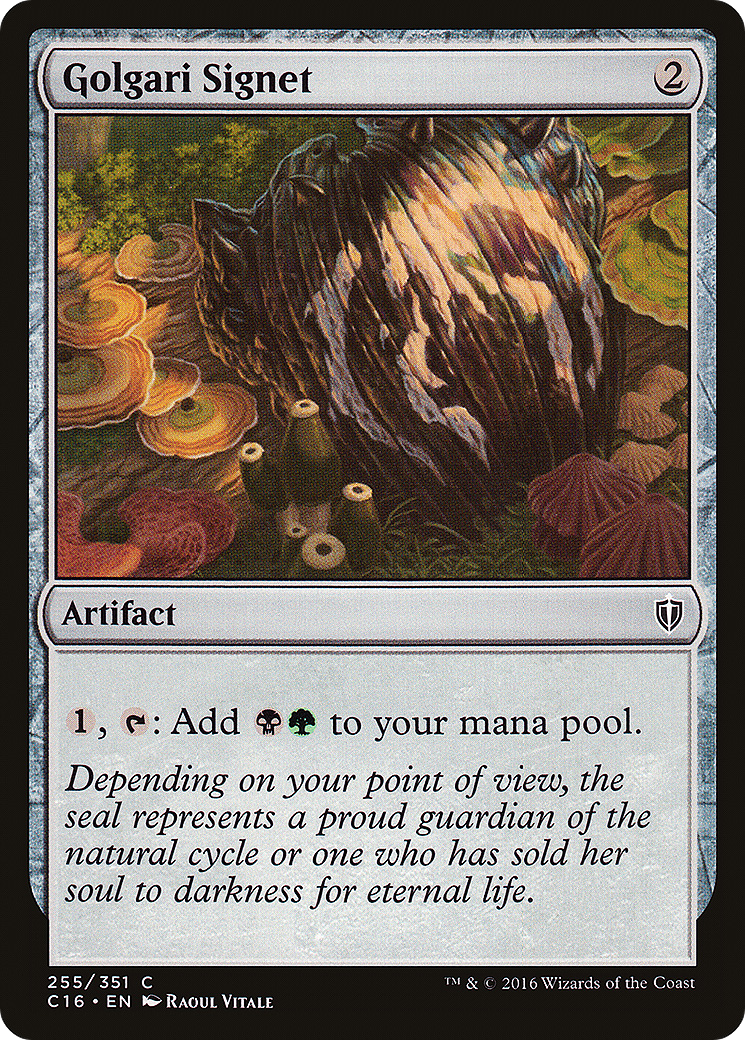 Golgari Signet (C16) #255 [EN/N] s/o
