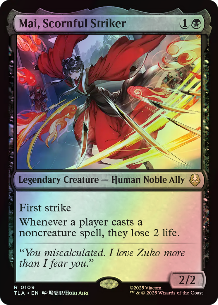 Mai, Scornful Striker (TLA) #109 [EN/F] s/o