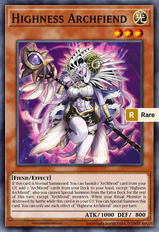 Highness Archfiend (BPRO-AE) #BPRO-AE016 [EN/R]