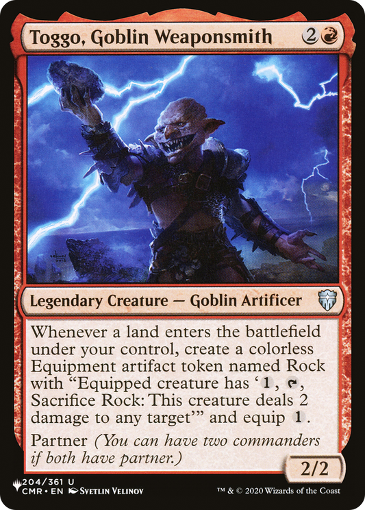 Toggo, Goblin Weaponsmith (PLST) #CMR-204 [EN/N]