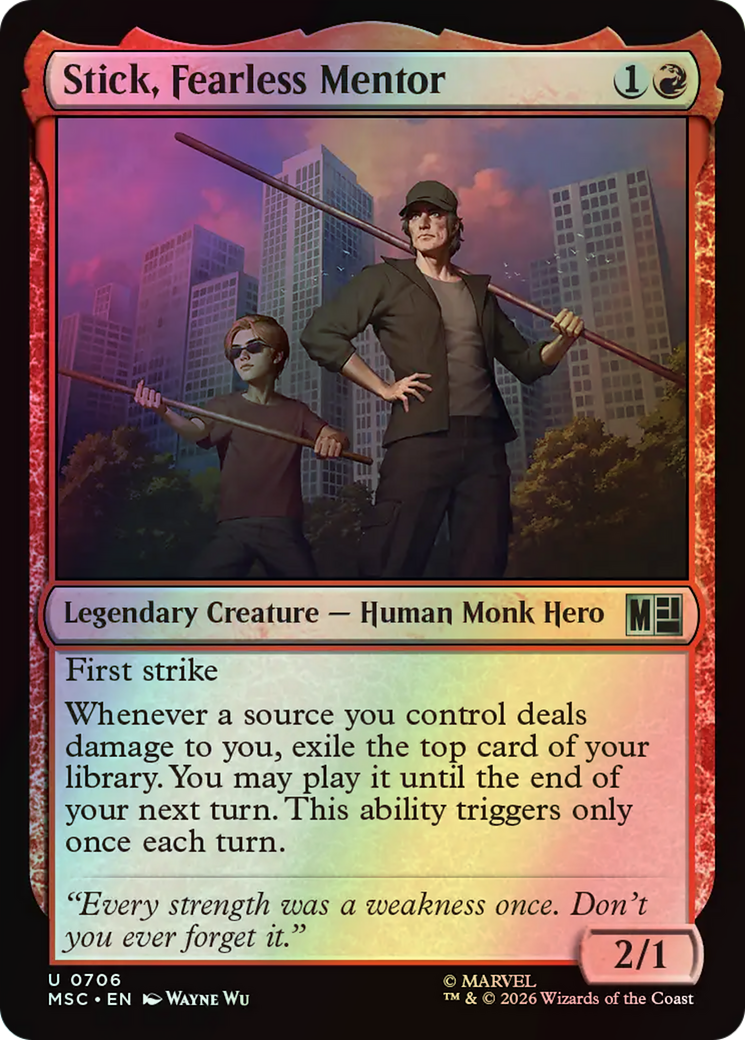 Stick, Fearless Mentor (MSC) #706 [EN/F]