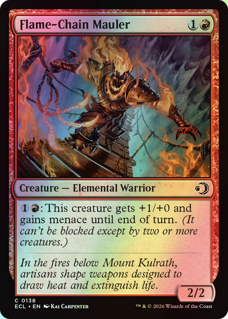 Flame-Chain Mauler (ECL) #138 [EN/F]