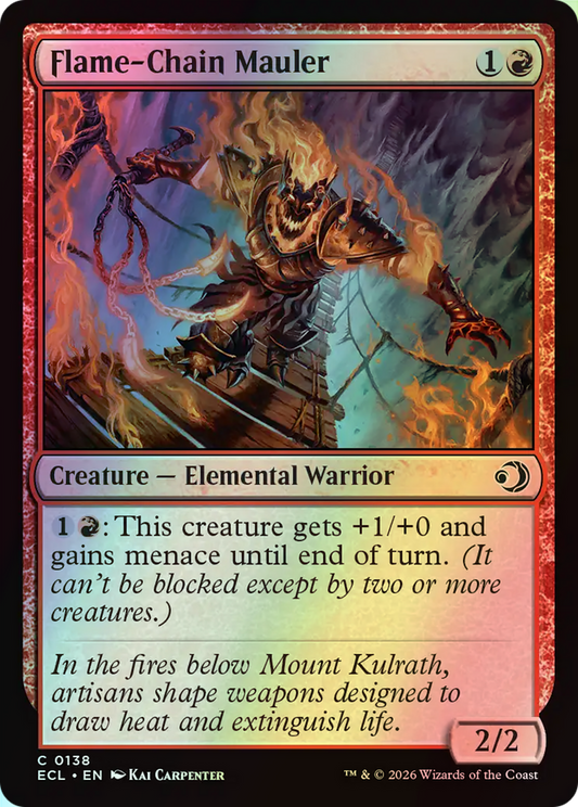 Flame-Chain Mauler (ECL) #138 [EN/F]
