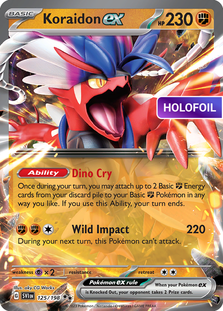 Koraidon ex (SVI) #125 [EN/H]