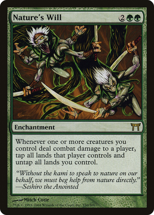 Nature's Will (CHK) #230 [EN/N] s/o