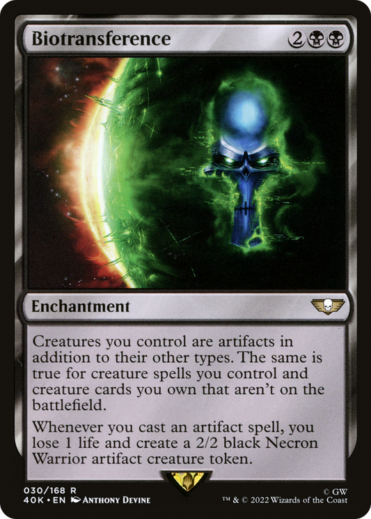 Biotransference (40K) #30 [EN/N] s/o