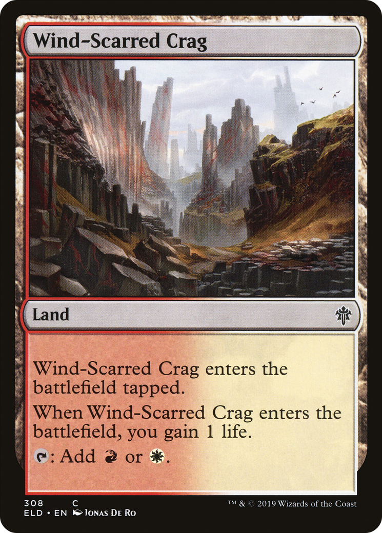 Wind-Scarred Crag (ELD) #308 [EN/N]