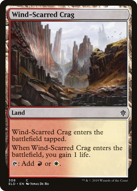 Wind-Scarred Crag (ELD) #308 [EN/N]