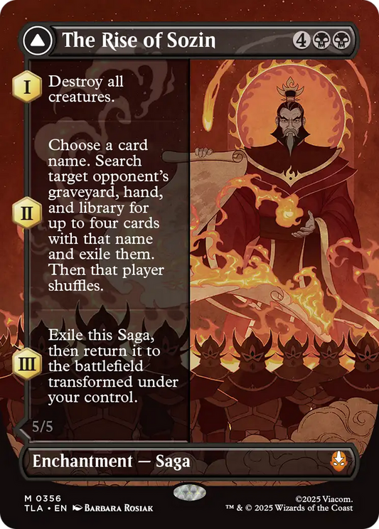 The Rise of Sozin // Fire Lord Sozin (TLA) #356 [EN/N]
