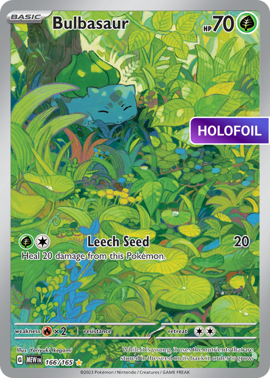 Bulbasaur - 166/165 (MEW) #166 [EN/H] s/o