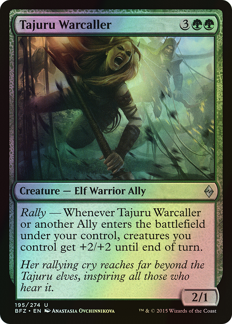 Tajuru Warcaller (BFZ) #195 [EN/F]