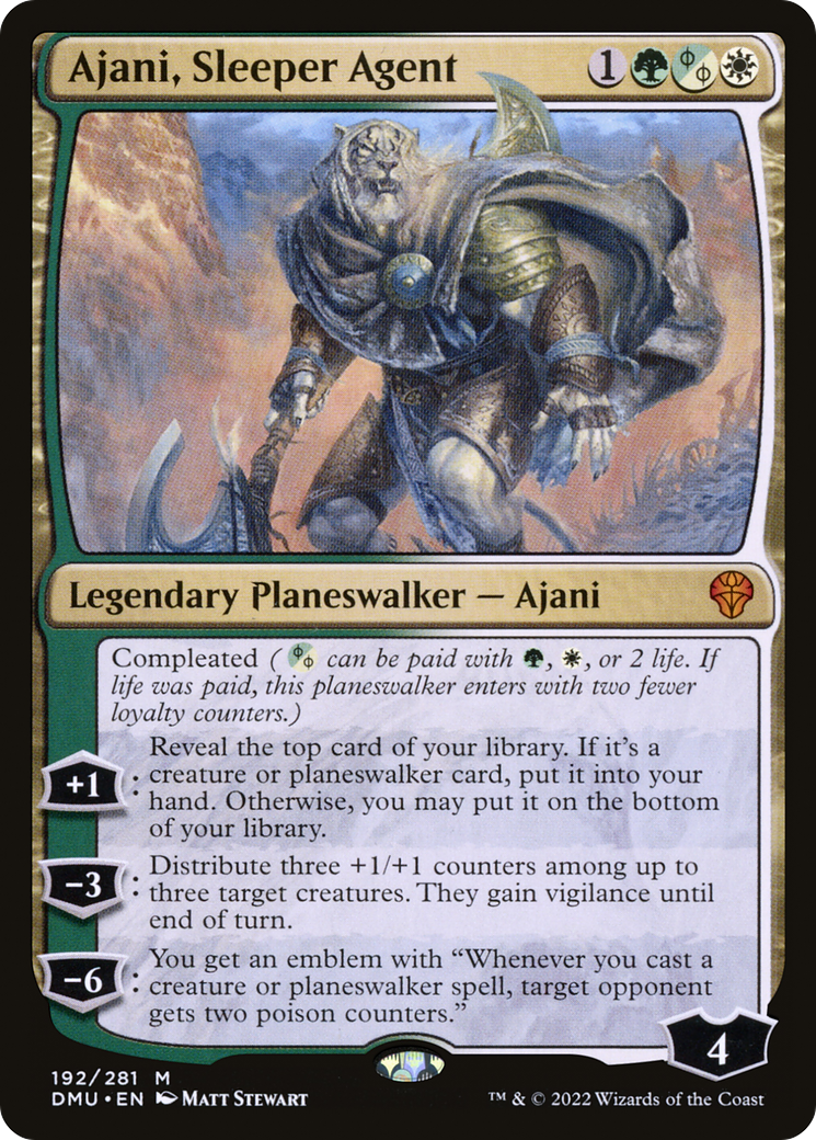 Ajani, Sleeper Agent (DMU) #192 [EN/N]